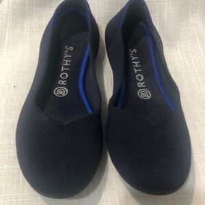 Rothy’s The Flat Round Toe Size 9 Navy Solid